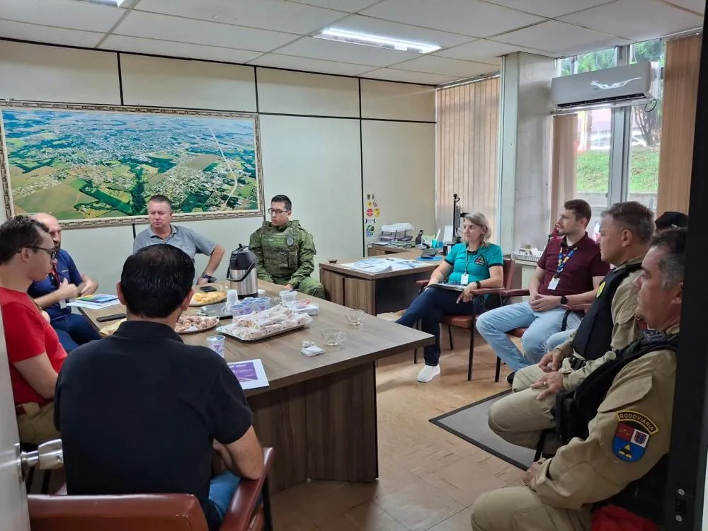 Reunião define estratégias de segurança para eventos de corrida em Marechal Cândido Rondon
