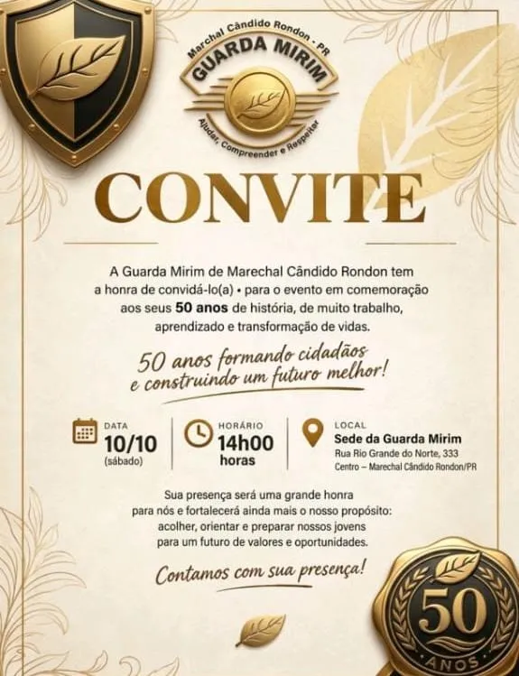 Guarda Mirim de Marechal Rondon prepara solenidade pelos 50 anos de atividades