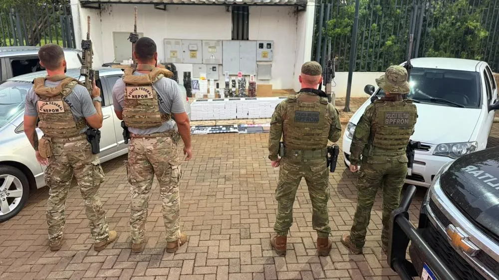 Polícia Federal e  BPFron apreendem mercadorias avaliadas em mais de r$ 2 milhões em Altônia 