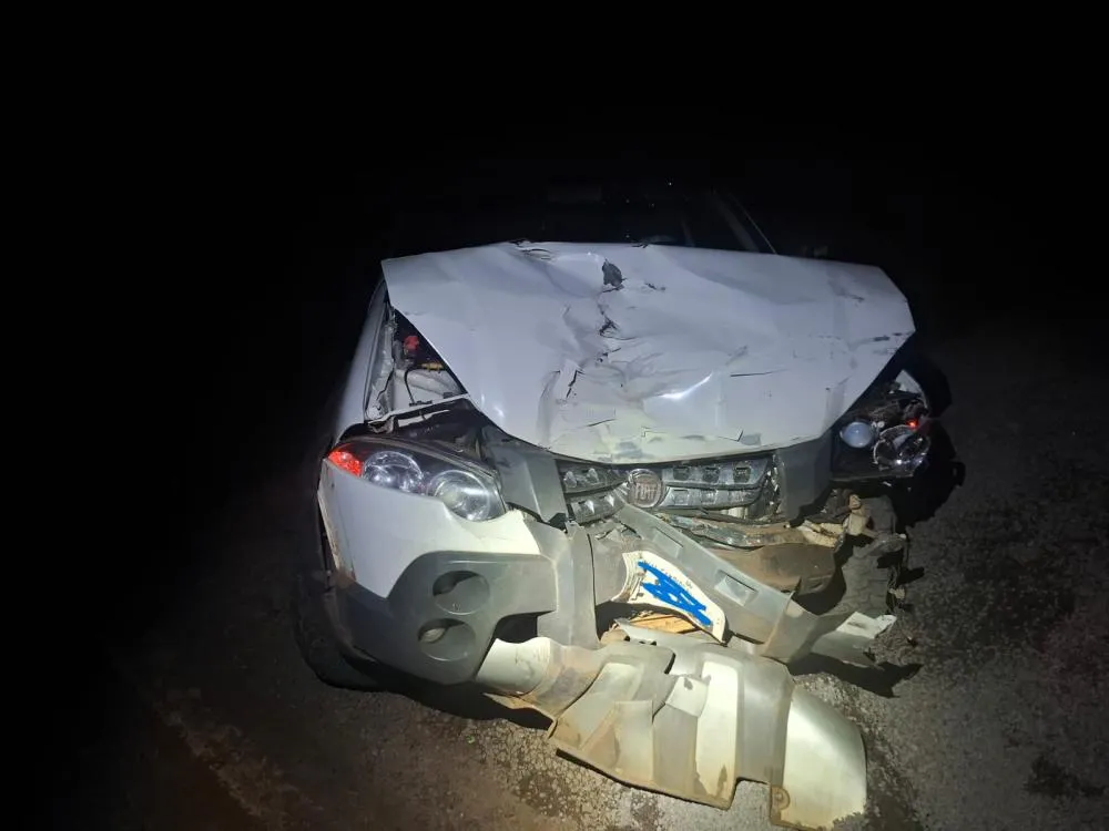Colisão traseira entre veículos é registrada na PRC-467, entre Porto Mendes e Marechal Rondon